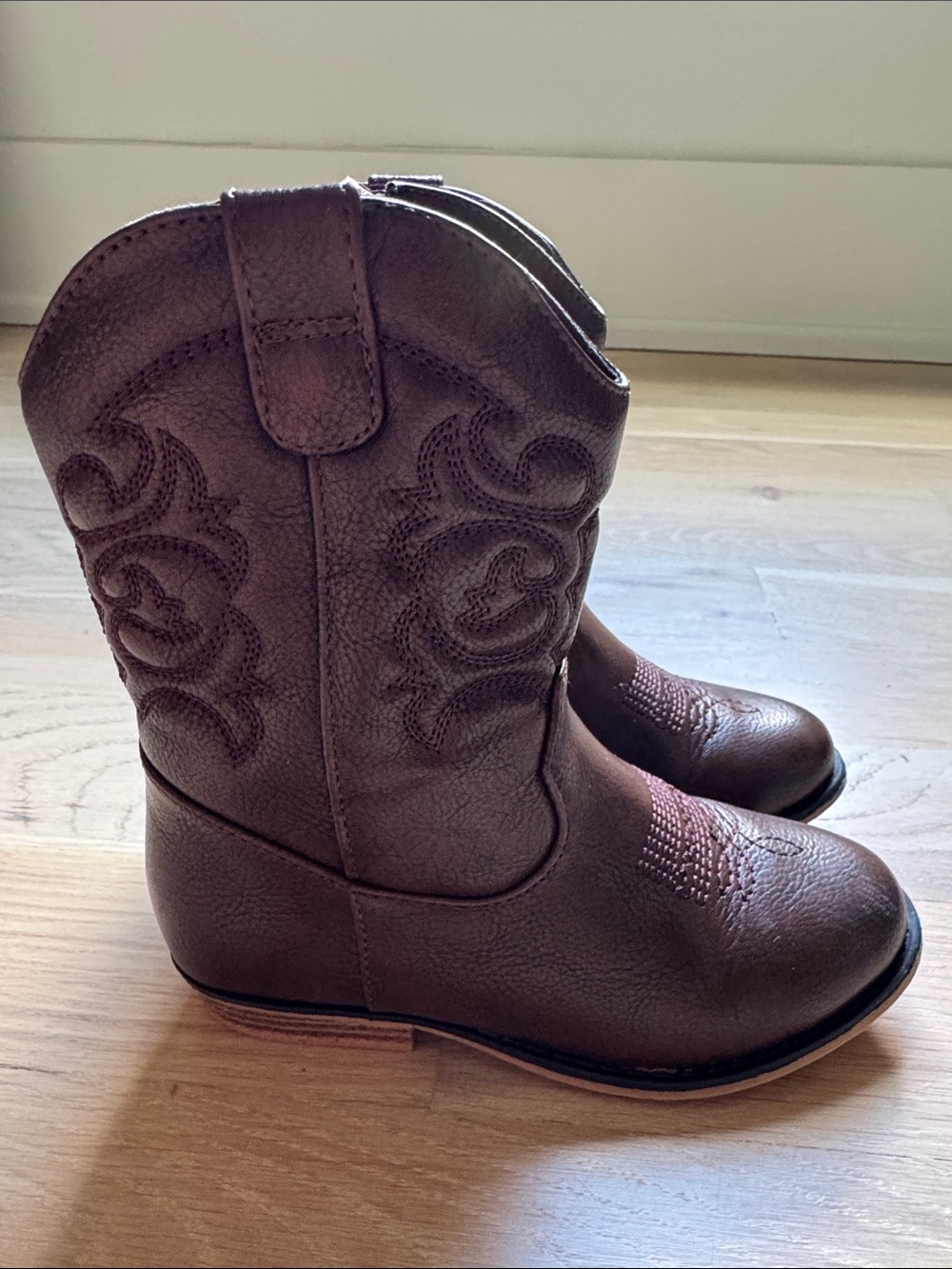 Toddler Girls’ Cat & Jack Memphis Western Boots (Cognac) - Size 11